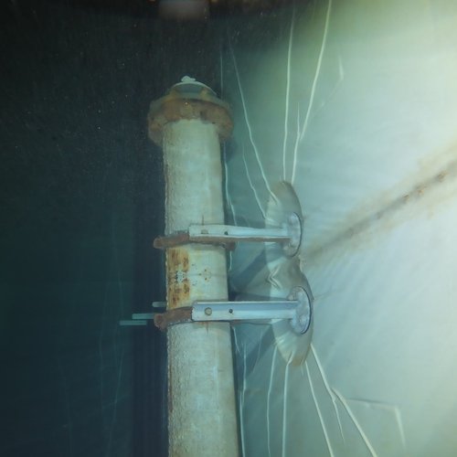 Sprinklertank-Inspektion: Stahltank, 5 Jahre – Vertikalrohr Rohrschellen Korrosion